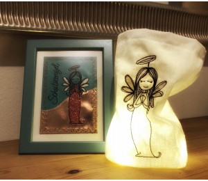 Stickdatei - Set Lichtbeutel ITH Engel